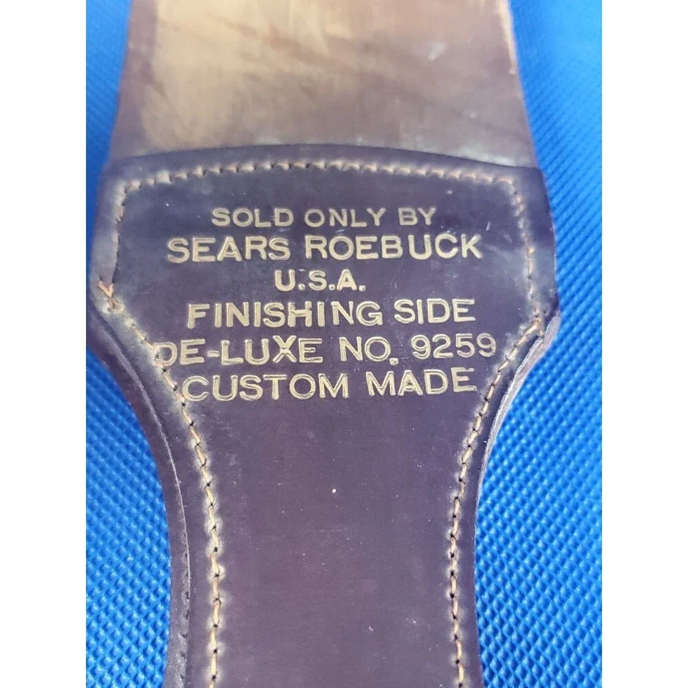 VTG SEARS ROEBUCK CRAFTSMAN RAZOR STRAP LEATHER BARBER'S STRAP #9259 STROP